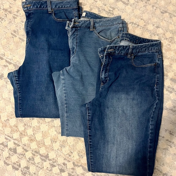 BUNDLE of 3  ~ Goldwater Creek Jeans ~  Size 12 ~ SUPER DEAL - Picture 1 of 10